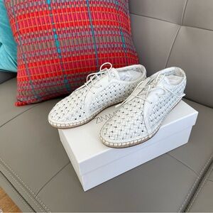 Zimmermann White Woven Leather Espadrilles size 10 or Eu 40